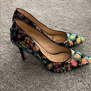 Sam Edelman glitter pumps